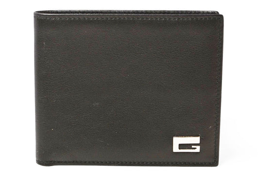 グッチ 財布/二つ折り財布 GUCCI メンズ 札入れ レザー ブラック 034.1408【中古】