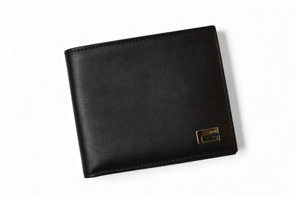 グッチ 財布/二つ折り財布 GUCCI メンズ 札入れ レザー ブラック 034.1408【中古】