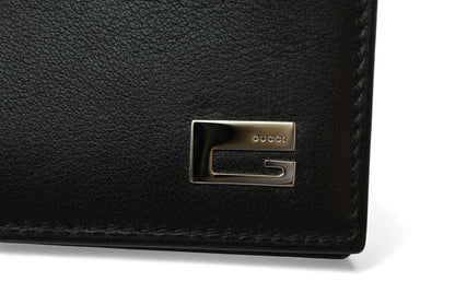 グッチ 財布/二つ折り財布 GUCCI メンズ 札入れ レザー ブラック 034.1408【中古】