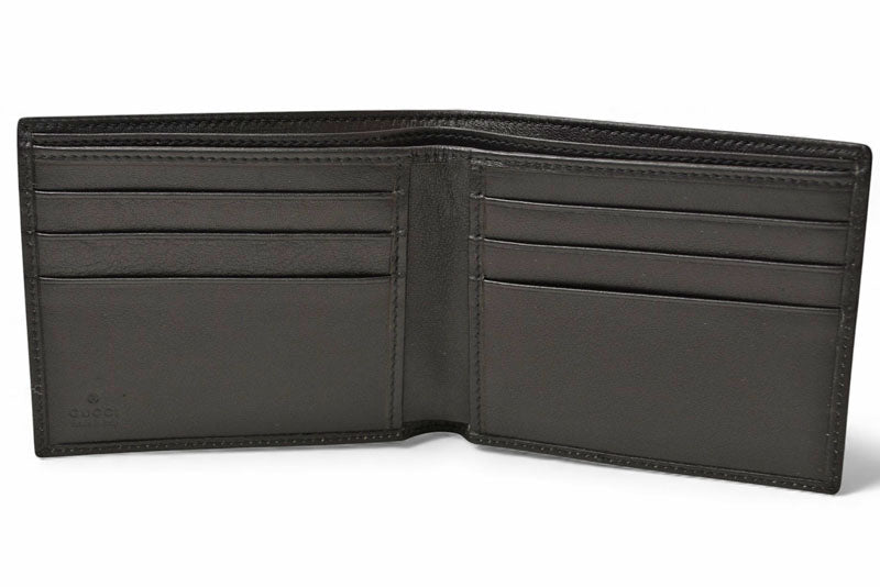 グッチ 財布/二つ折り財布 GUCCI メンズ 札入れ レザー ブラック 034.1408【中古】