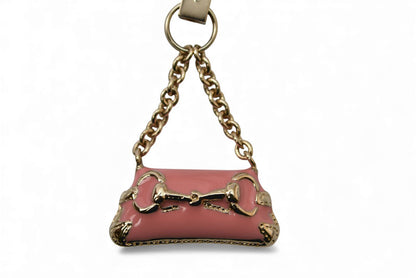 グッチ チャーム GUCCI ストラップ/チャーム ホースビットモチーフ ピンク/ゴールド【中古】
