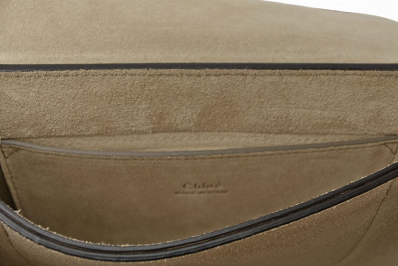 クロエ ショルダーバッグ Chloe バッグ faye/フェイ レザー ベージュ【中古】