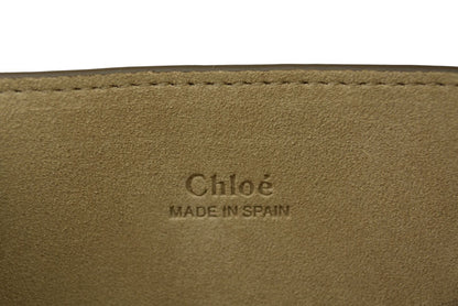 クロエ ショルダーバッグ Chloe バッグ faye/フェイ レザー ベージュ【中古】