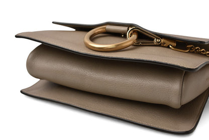 クロエ ショルダーバッグ Chloe バッグ faye/フェイ レザー ベージュ【中古】