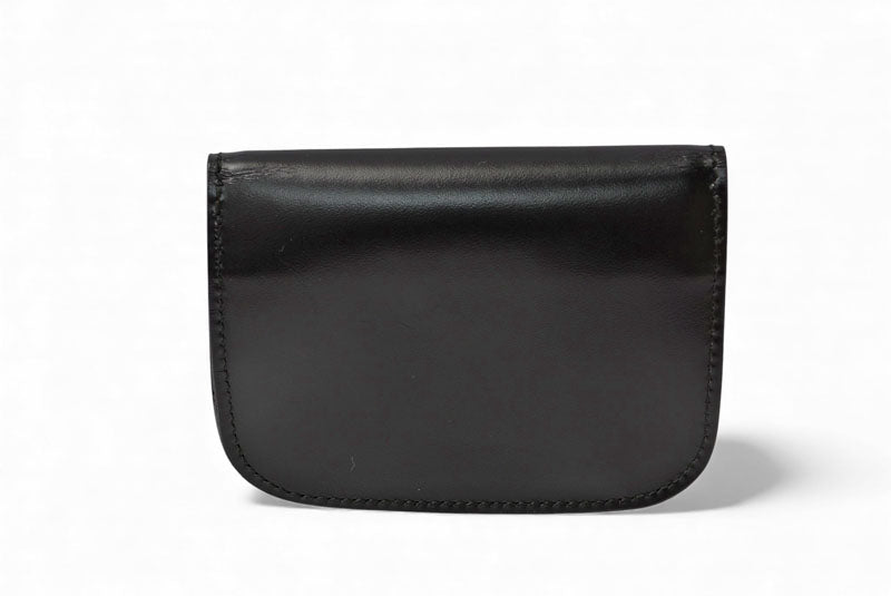 グッチ コインケース/小銭入れ GUCCI 財布 ヴィンテージ レザー ブラック 030 2091【中古】