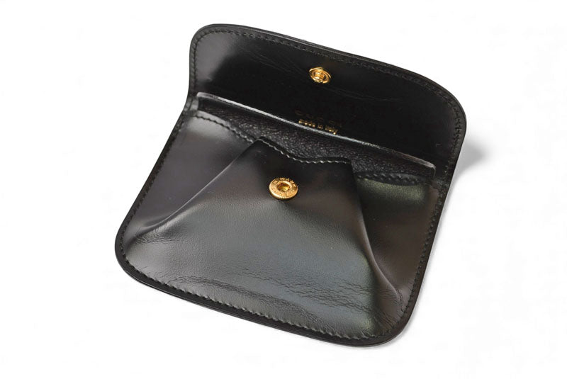 グッチ コインケース/小銭入れ GUCCI 財布 ヴィンテージ レザー ブラック 030 2091【中古】