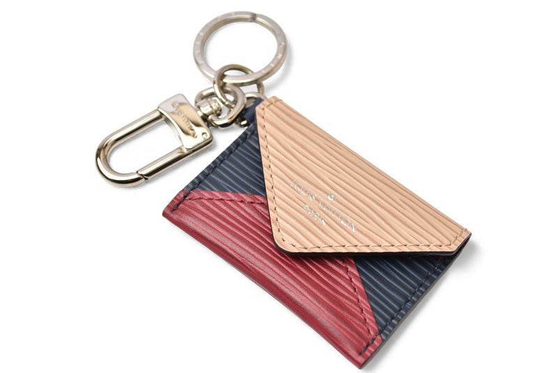 ルイヴィトン キーリング/キーホルダー/チャーム LOUIS VUITTON M78608 バッグチャーム エピ エンヴェロップ ベージュ系 【中古】
