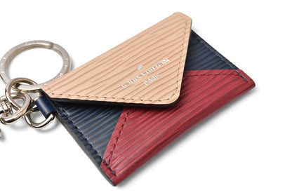 ルイヴィトン キーリング/キーホルダー/チャーム LOUIS VUITTON M78608 バッグチャーム エピ エンヴェロップ ベージュ系 【中古】