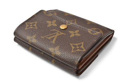 ルイヴィトン 財布 モノグラム LOUIS VUITTON 折財布 ダブルホック/ポルトフォイユ・エリーズ　 モノグラム【中古】
