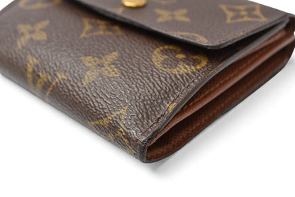 ルイヴィトン 財布 モノグラム LOUIS VUITTON 折財布 ダブルホック/ポルトフォイユ・エリーズ　 モノグラム【中古】