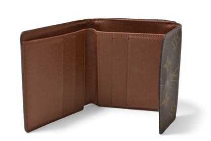 ルイヴィトン 財布 モノグラム LOUIS VUITTON 折財布 ダブルホック/ポルトフォイユ・エリーズ　 モノグラム【中古】