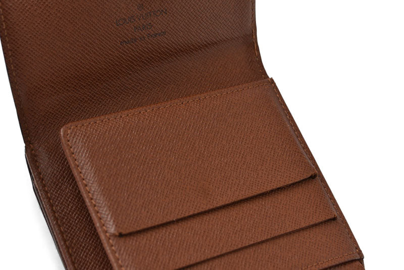 ルイヴィトン 財布 モノグラム LOUIS VUITTON 折財布 ダブルホック/ポルトフォイユ・エリーズ　 モノグラム【中古】