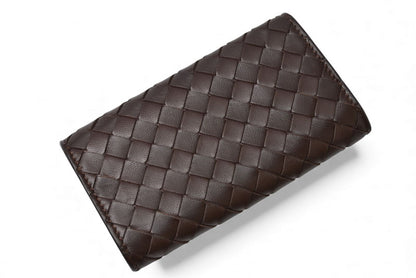 ボッテガヴェネタ キーケース/キーリング BOTTEGA VENETA 6連 イントレチャート ナッパ ダークブラウン【中古】