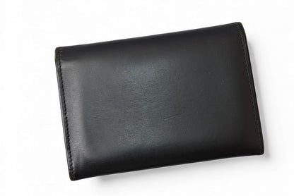 カルティエ カードケース/名刺入れ/パスケース Cartier パシャ パスケース カーフ レザー ブラック シルバー金具 L3000132【中古】