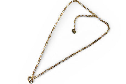 クリスチャンディオール ネックレス Christian Dior ヴィンテージ ロゴモチーフ ゴールド【中古】