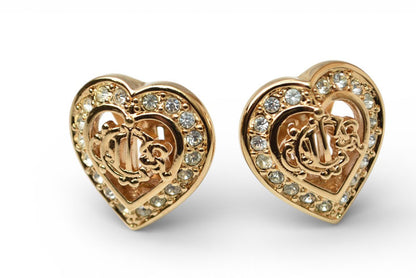 クリスチャンディオール ネックレス/イヤリングセット ヴィンテージ Christian Dior ディオール ペンダント アクセサリー ラインストーン ゴールド【中古】