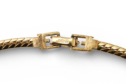 ジバンシィ ネックレス ヴィンテージ GIVENCHY/ジバンシー チョーカー ラインストーン/ゴールド レディース【中古】