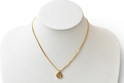 クリスチャンディオール ネックレス ヴィンテージ Christian Dior ロゴ/サークル ゴールド【中古】