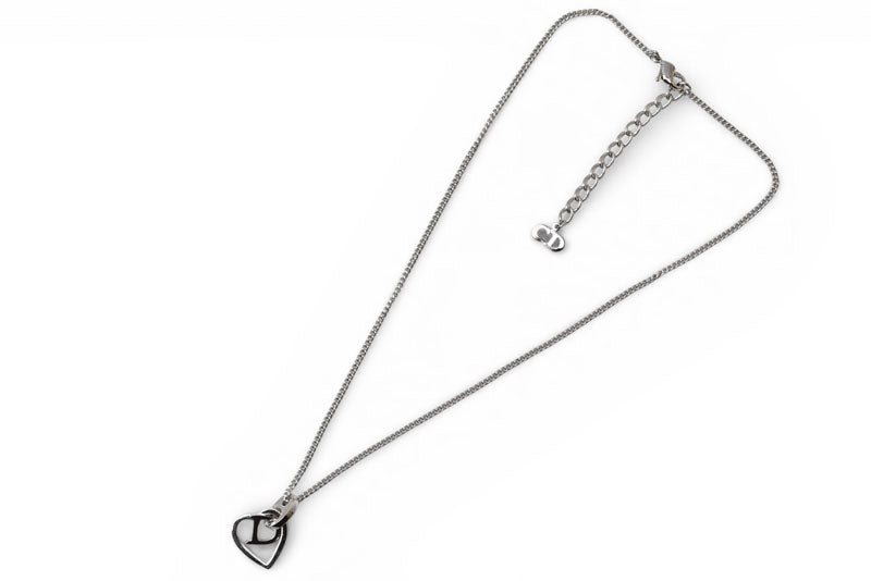 クリスチャンディオール ネックレス Christian Dior Dモチーフ/ハート シルバー【中古】