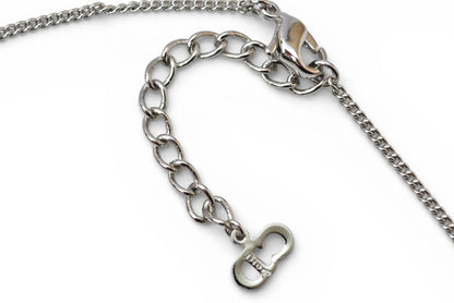 クリスチャンディオール ネックレス Christian Dior Dモチーフ/ハート シルバー【中古】