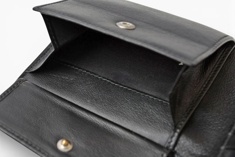 ディオールオム 財布/二つ折り Dior Homme 折財布 レザー ローズ/ブラック 2RDBC027XXS【中古】