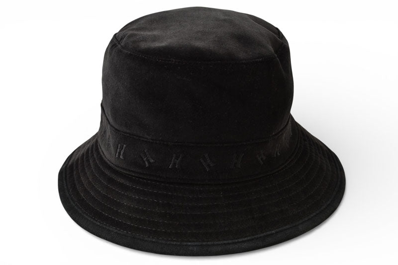 エルメス ハット/帽子 レディース HERMES バケットハット/Bucket Hat Hロゴ ブラック #57【中古】