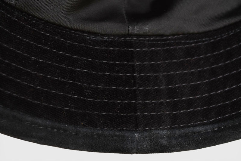 エルメス ハット/帽子 レディース HERMES バケットハット/Bucket Hat Hロゴ ブラック #57【中古】