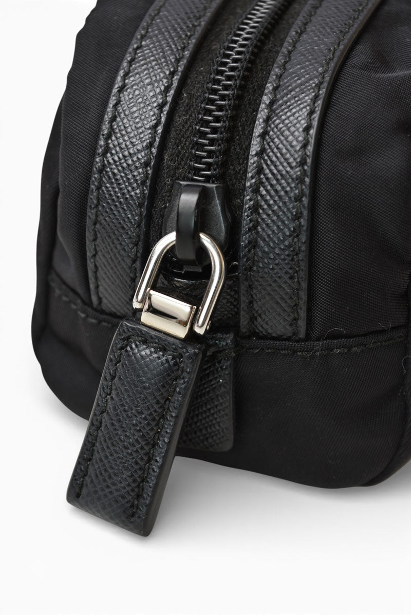 プラダ ポーチ/コスメポーチ 2NA046 PRADA 小物入れ ReNylon/リナイロン NERO/ブラック メンズ/レディース【中古】
