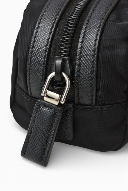 プラダ ポーチ/コスメポーチ 2NA046 PRADA 小物入れ ReNylon/リナイロン NERO/ブラック メンズ/レディース【中古】