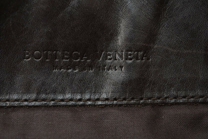 ボッテガヴェネタ ショルダーバッグ/メッセンジャーバッグ BOTTEGA VENETA クロスボディ イントレチャートVN ダークブラウン 172726【中古】