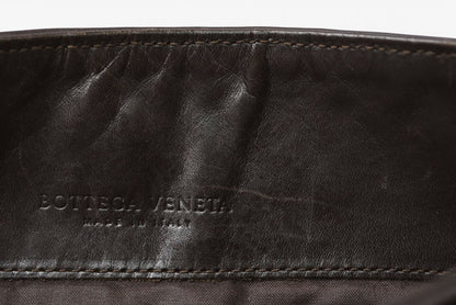 ボッテガヴェネタ ショルダーバッグ/メッセンジャーバッグ BOTTEGA VENETA クロスボディ イントレチャートVN ダークブラウン 172726【中古】