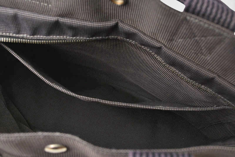 エルメス トートバッグ HERMES エールラインMM バッグ キャンバス グレー【中古】