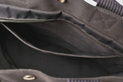 エルメス トートバッグ HERMES エールラインMM バッグ キャンバス グレー【中古】