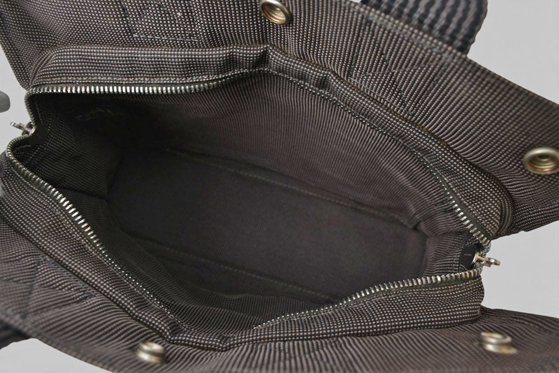 エルメス トートバッグ HERMES エールラインPM バッグ キャンバス グレー【中古】