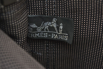 エルメス トートバッグ HERMES エールラインPM バッグ キャンバス グレー【中古】