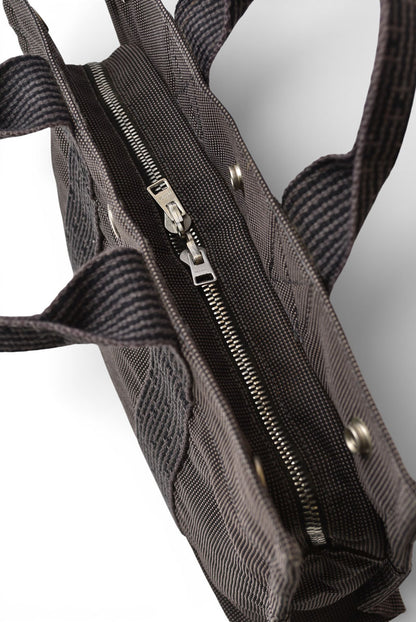 エルメス トートバッグ HERMES エールラインPM バッグ キャンバス グレー【中古】