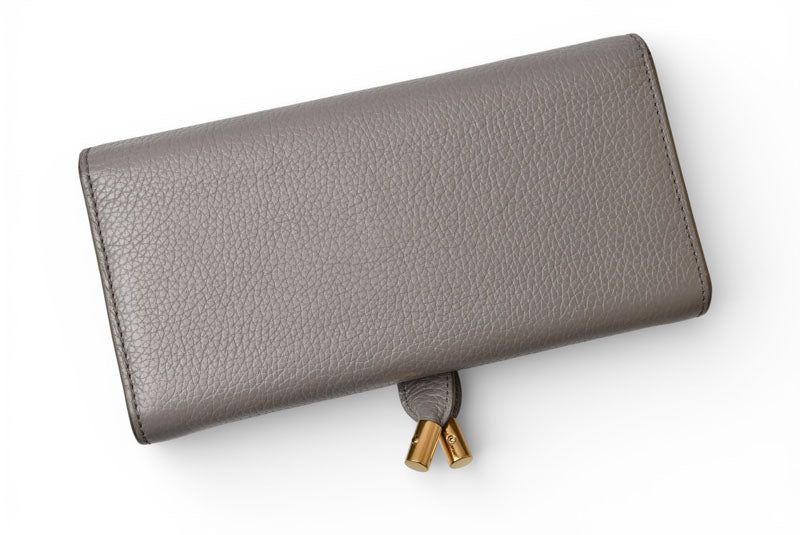 クロエ 財布/長財布 Chloe 財布 MARCIE/マーシー カシミア グレー 22SP673 G36 053【中古】