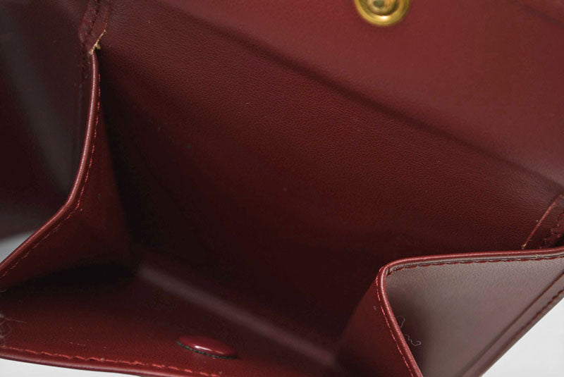 カルティエ 未使用 折財布/二つ折り財布 ヴィンテージ Cartier メンズ マスト ドゥ カルティエ ボルドー 73184192【中古】