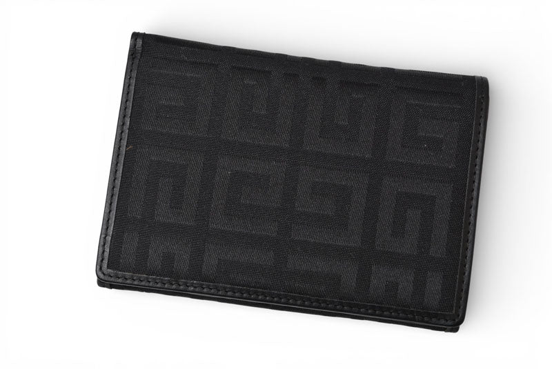 ジバンシー/ジバンシィ 未使用 折財布/三つ折り財布 GIVENCHY ヴィンテージ ナイロン ブラック【中古】