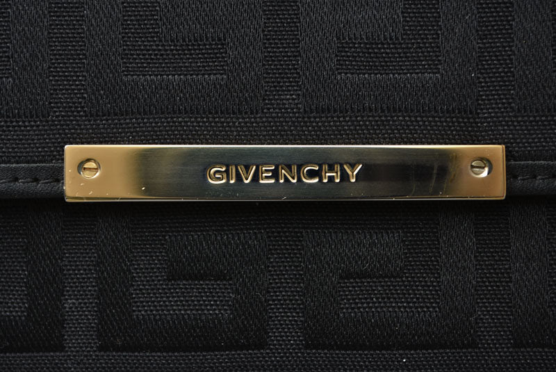 ジバンシー/ジバンシィ 未使用 折財布/三つ折り財布 GIVENCHY ヴィンテージ ナイロン ブラック【中古】