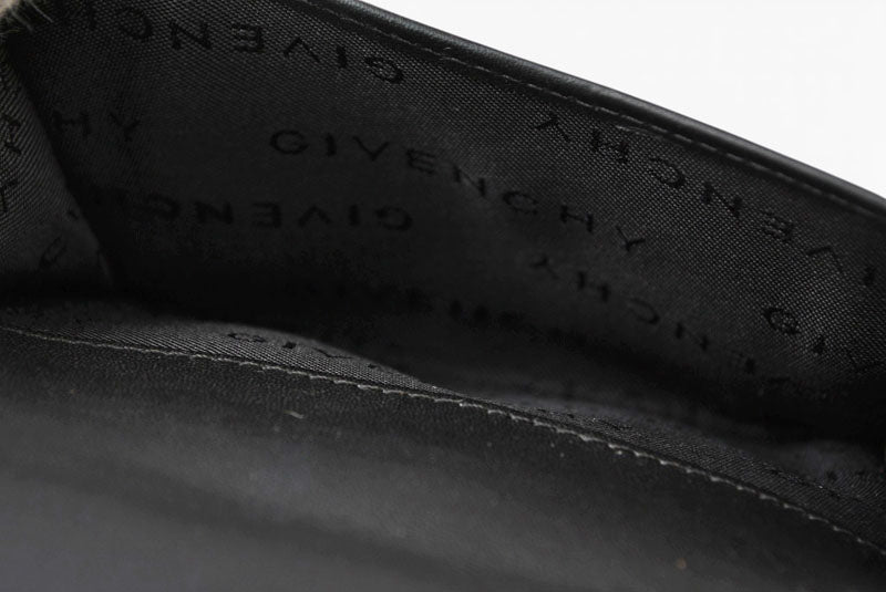 ジバンシー/ジバンシィ 未使用 折財布/三つ折り財布 GIVENCHY ヴィンテージ ナイロン ブラック【中古】