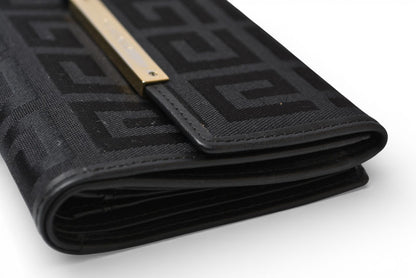 ジバンシー/ジバンシィ 未使用 折財布/三つ折り財布 GIVENCHY ヴィンテージ ナイロン ブラック【中古】