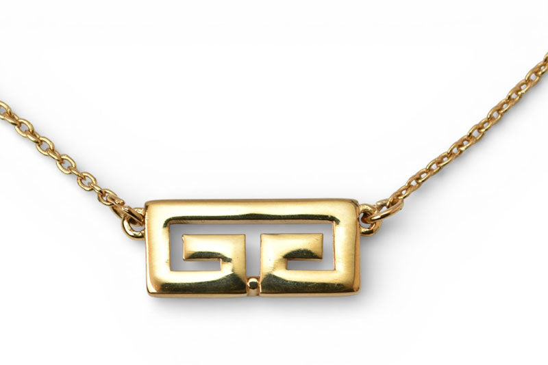 ジバンシィ ネックレス/ブレスレット ヴィンテージ GIVENCHY/ジバンシー チョーカー Gロゴ/ゴールド レディース【中古】