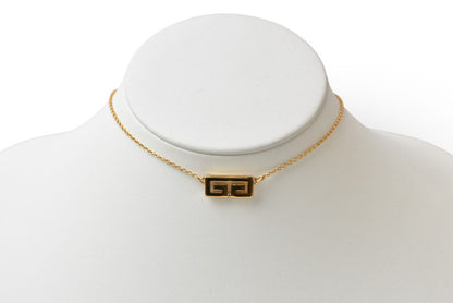 ジバンシィ ネックレス/ブレスレット ヴィンテージ GIVENCHY/ジバンシー チョーカー Gロゴ/ゴールド レディース【中古】
