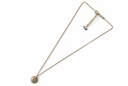 クリスチャンディオール ネックレス ヴィンテージ Christian Dior CDロゴ/サークル ゴールド【中古】