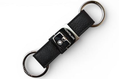モンブラン 未使用 キーリング/キーホルダー MONTBLANC ブラック/シルバー【中古】