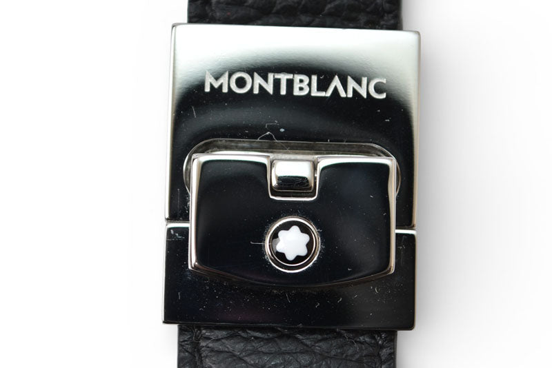 モンブラン 未使用 キーリング/キーホルダー MONTBLANC ブラック/シルバー【中古】