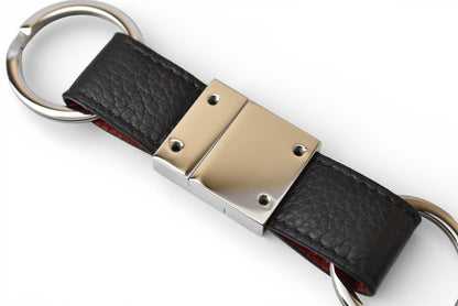 モンブラン 未使用 キーリング/キーホルダー MONTBLANC ブラック/シルバー【中古】