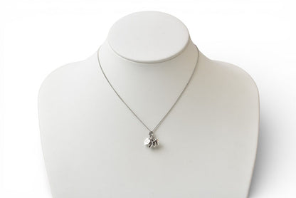クリスチャンディオール ネックレス Christian Dior ハートモチーフ/ロゴ シルバー【中古】
