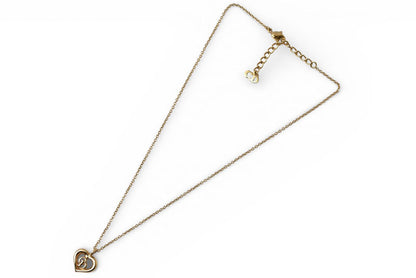 クリスチャンディオール ネックレス/ペンダント Christian Dior ヴィンテージ ハートモチーフ/ロゴ ゴールド【中古】